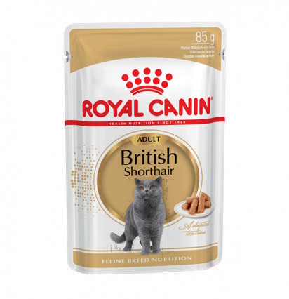 Royal Canin British Shorthair консервы для кошек британской породы 85 гр.
